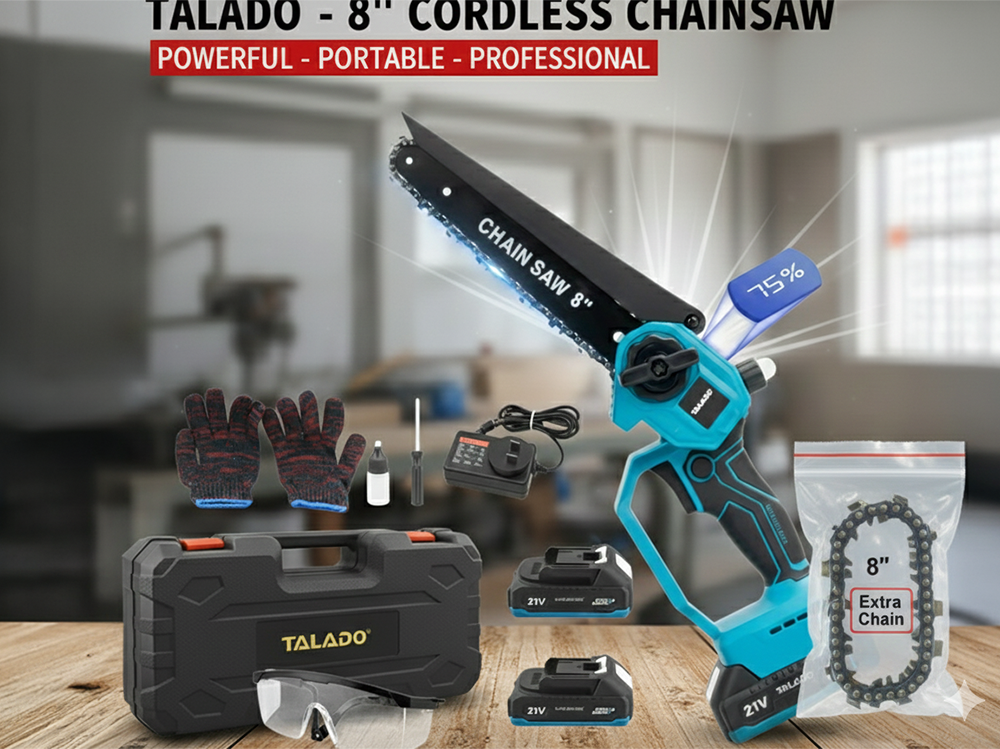 Mini Chain saw Cordless Power Chain Saws 8 Inch