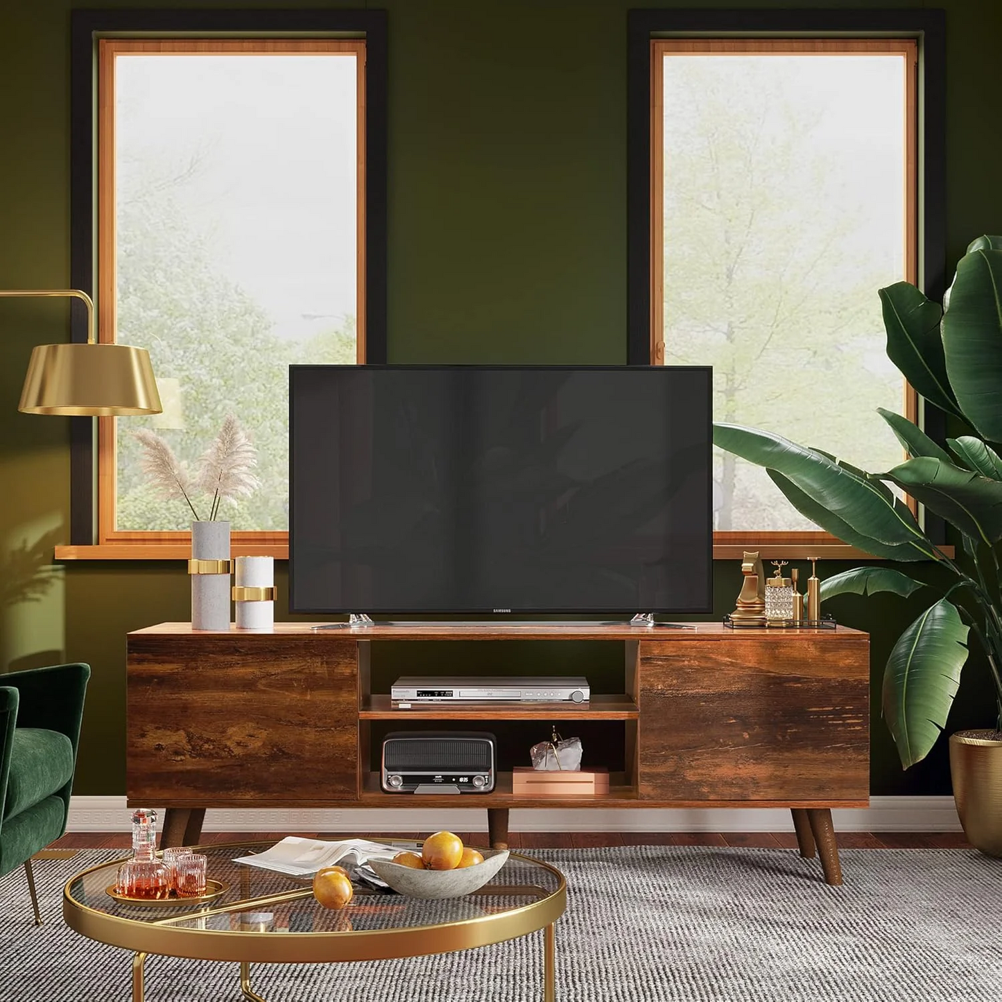 Elegant Retro Entertainment Unit TV cabinet TV Stand