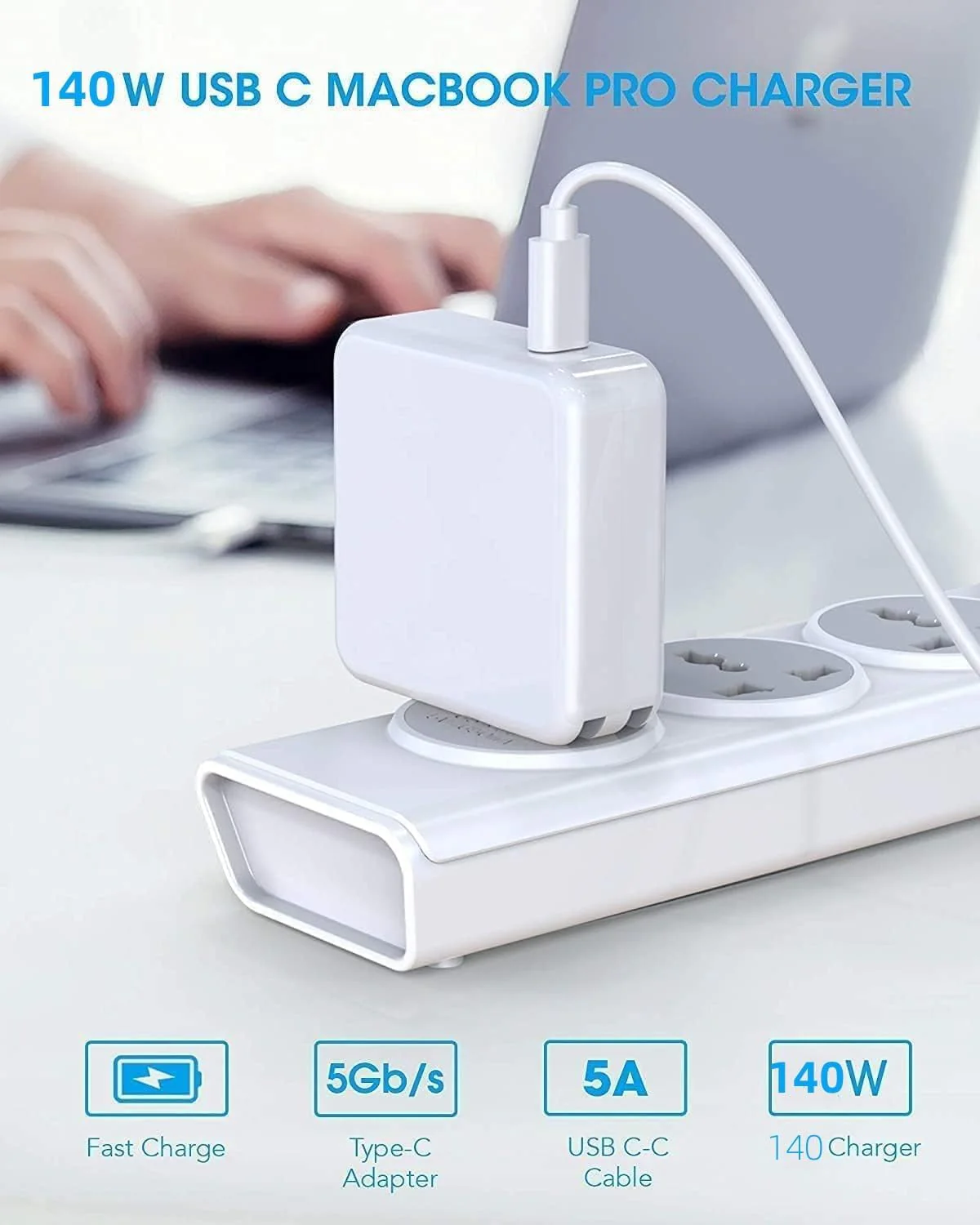 140W USB C Replacement MacBook Charger