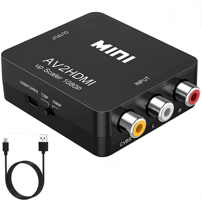 AV to HDMI Converter - RCA to HDMI Adapter