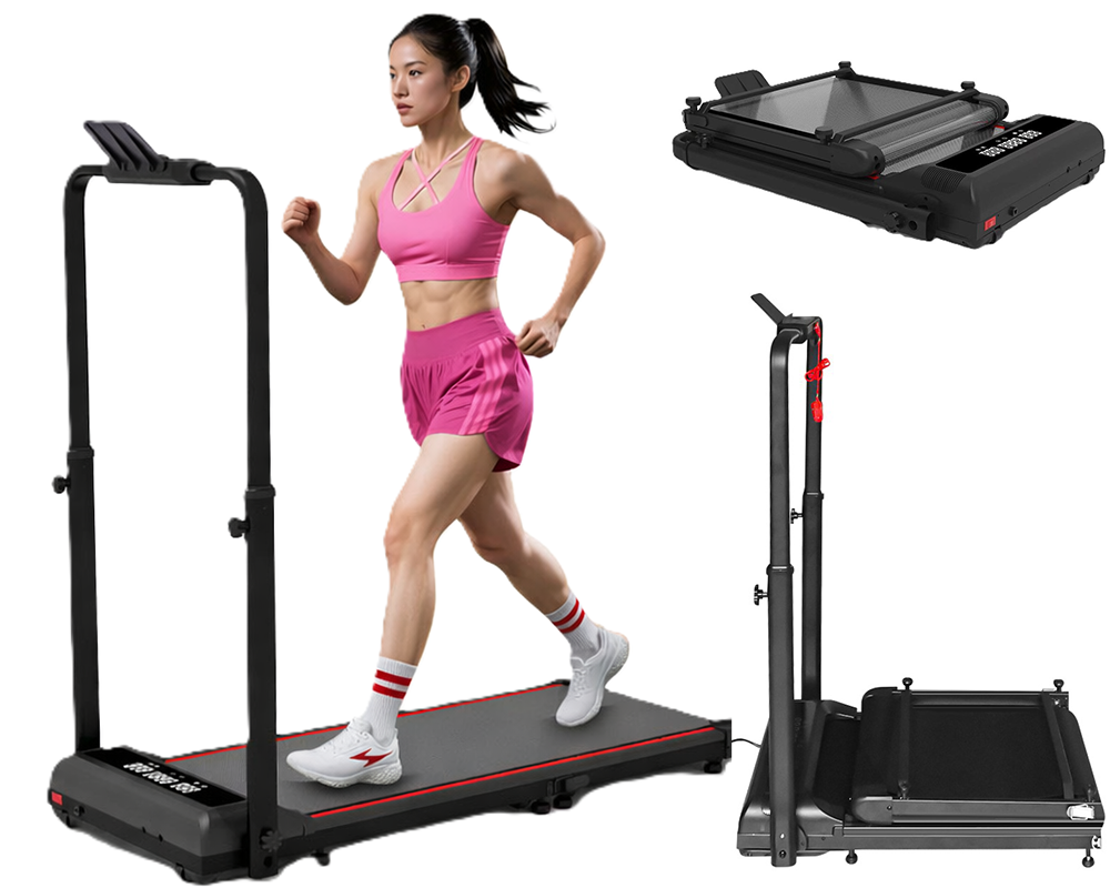 Foldable Walking Pad Treadmill Compact Flat