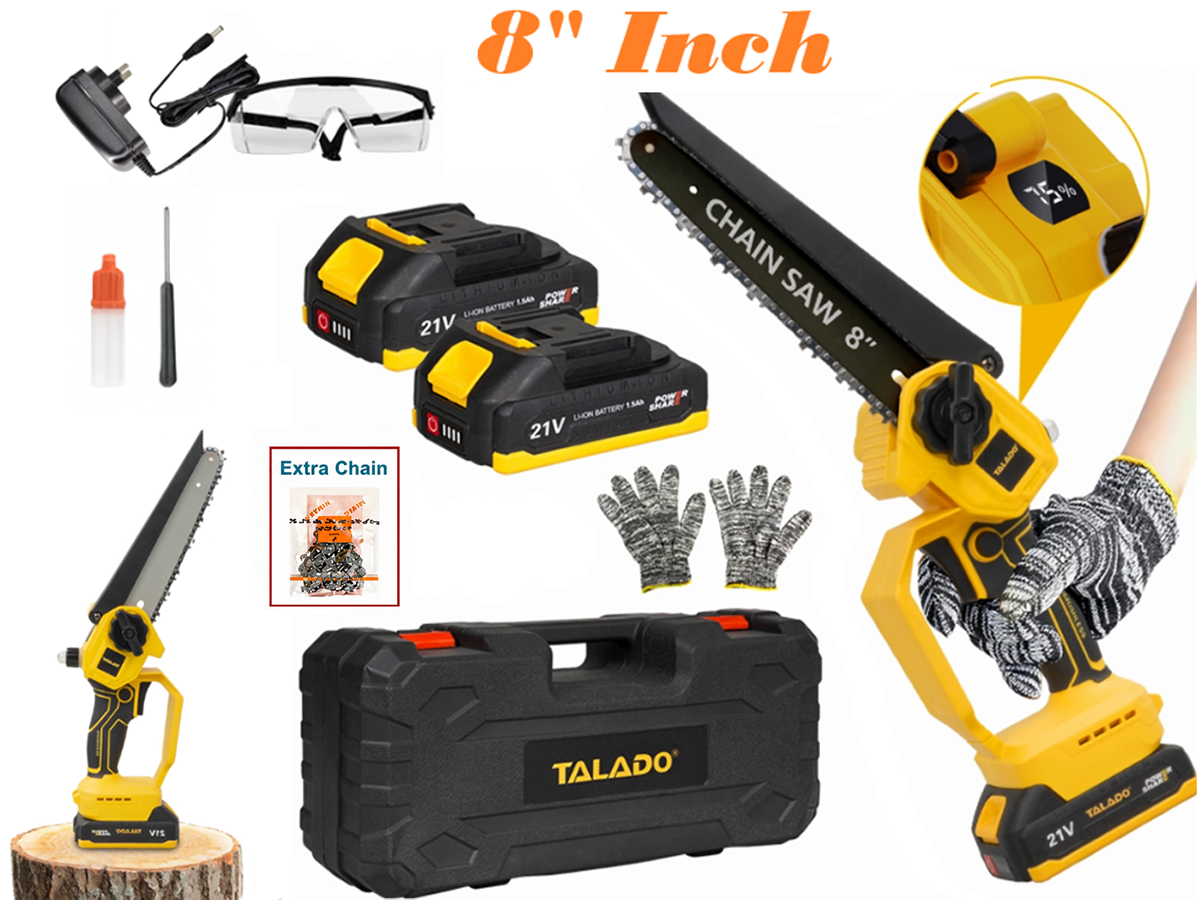 Mini Chain saw Cordless Power Chain Saws 8"