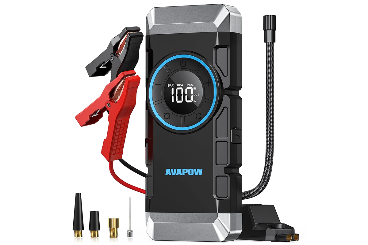 Car Jump Starter with Air Compressor