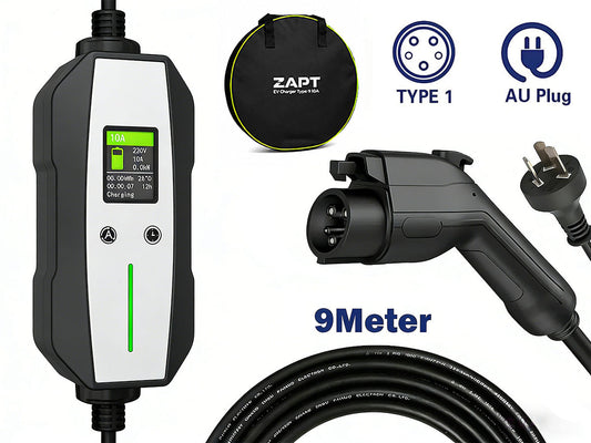 Type 1 EV Charger (10A, 2.3kW)