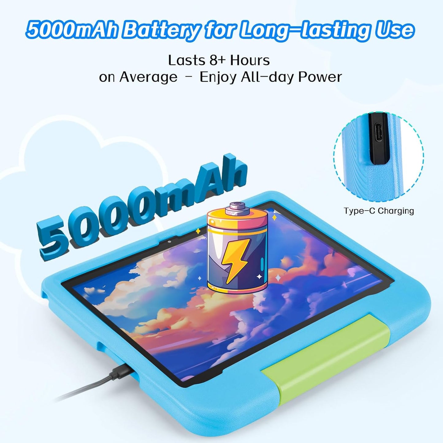 10.1" Android Tablet with Protective Case