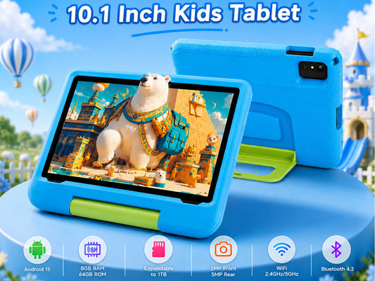 10.1" Android Tablet with Protective Case