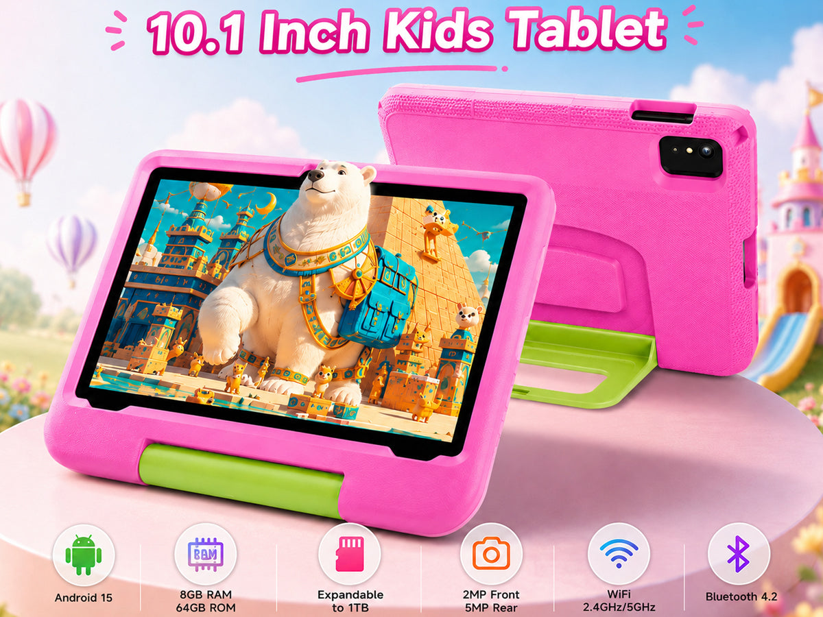 10.1" Android Tablet with Protective Case