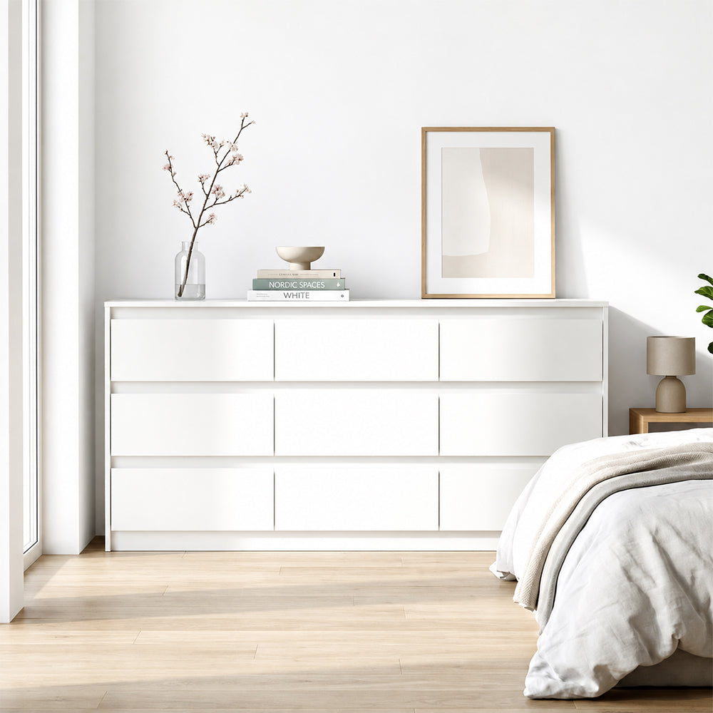 Chest of Drawers Tallboy 9 Drawers Tall Boy