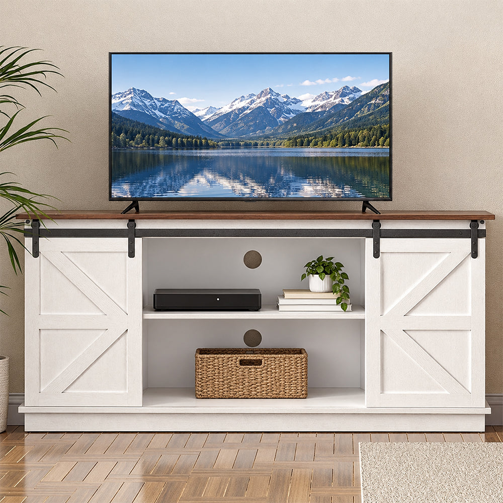 Entertainment Unit TV cabinet with Sliding Door