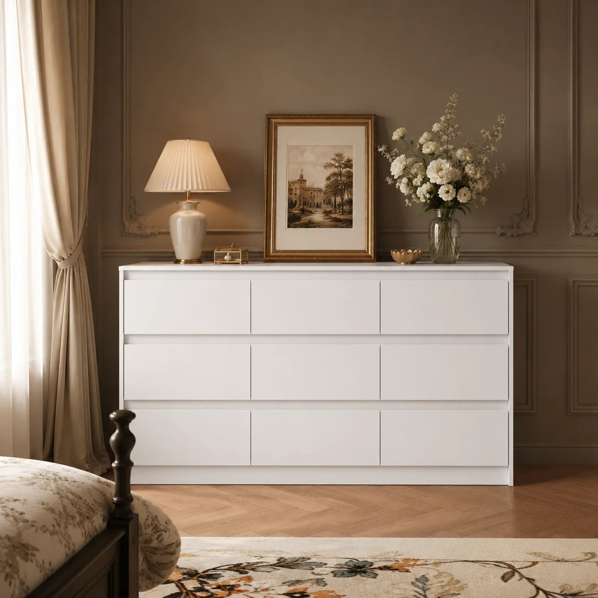 Chest of Drawers Tallboy 9 Drawers