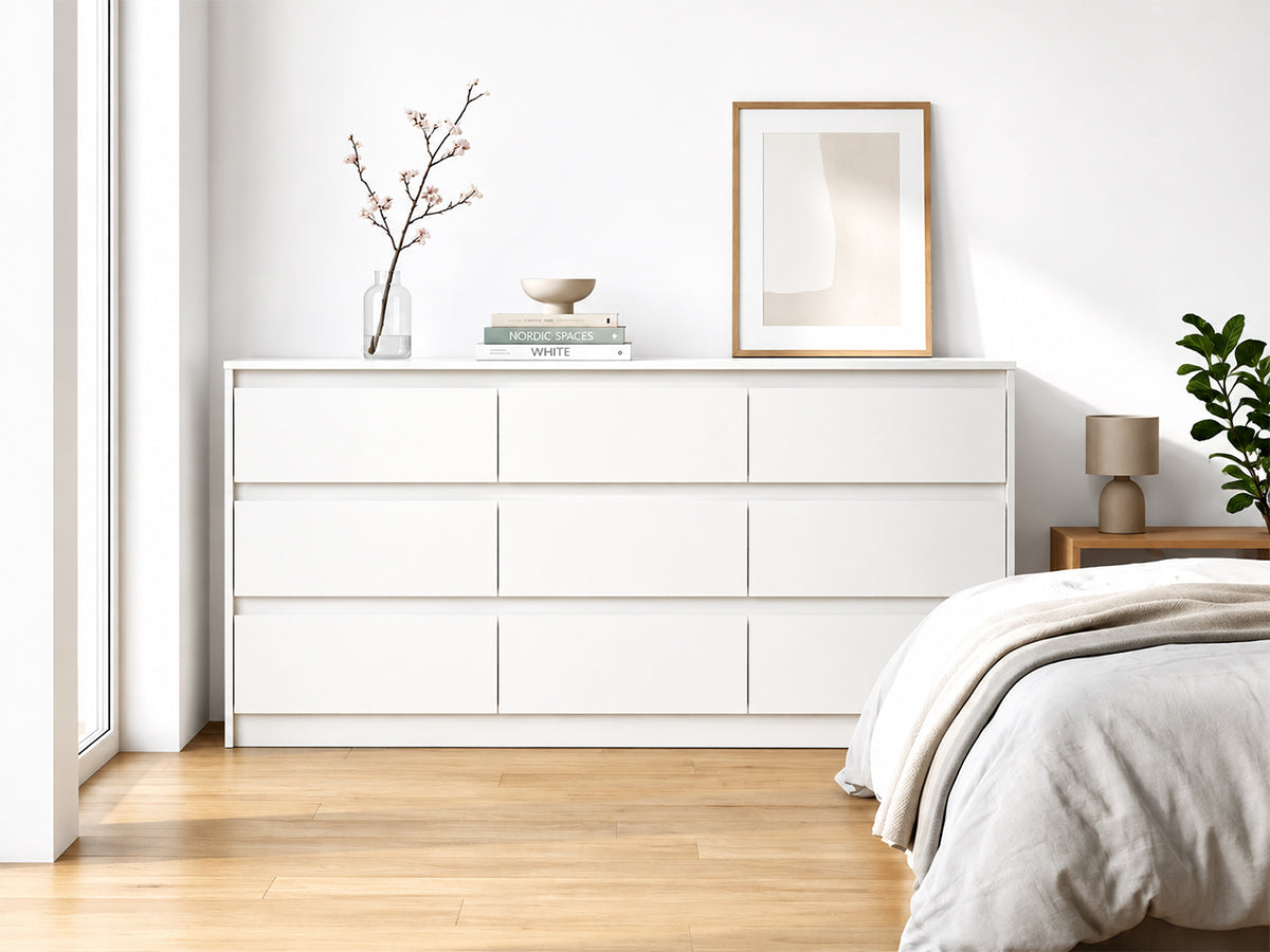 Chest of Drawers Tallboy 9 Drawers