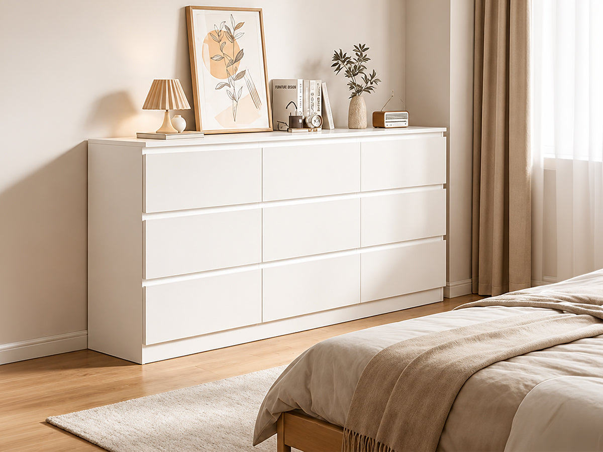 Chest of Drawers Tallboy 9 Drawers
