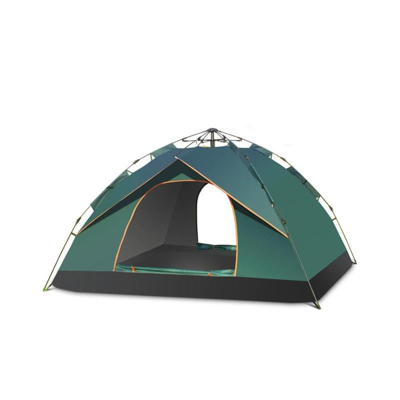 Pop Up Camping Tent - 2 Person Double Pop Up Tent | Easy to Pitch with Small Porch for Storage – Ideal for Camping & Festivals