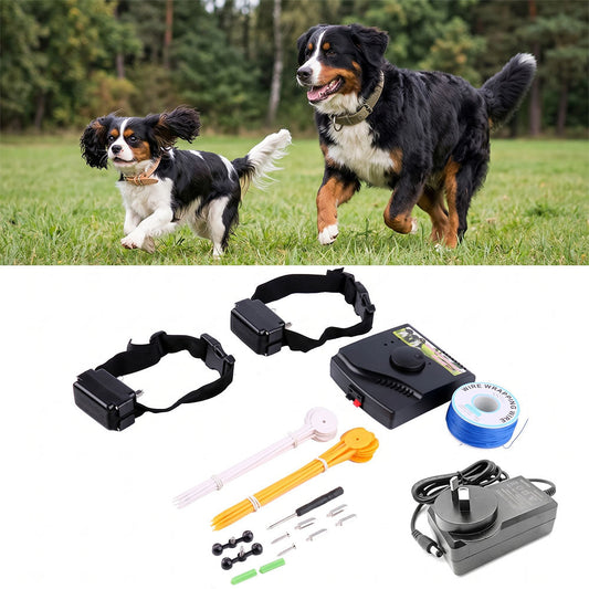 Electric Dog Fence System Fencing 2 Collars