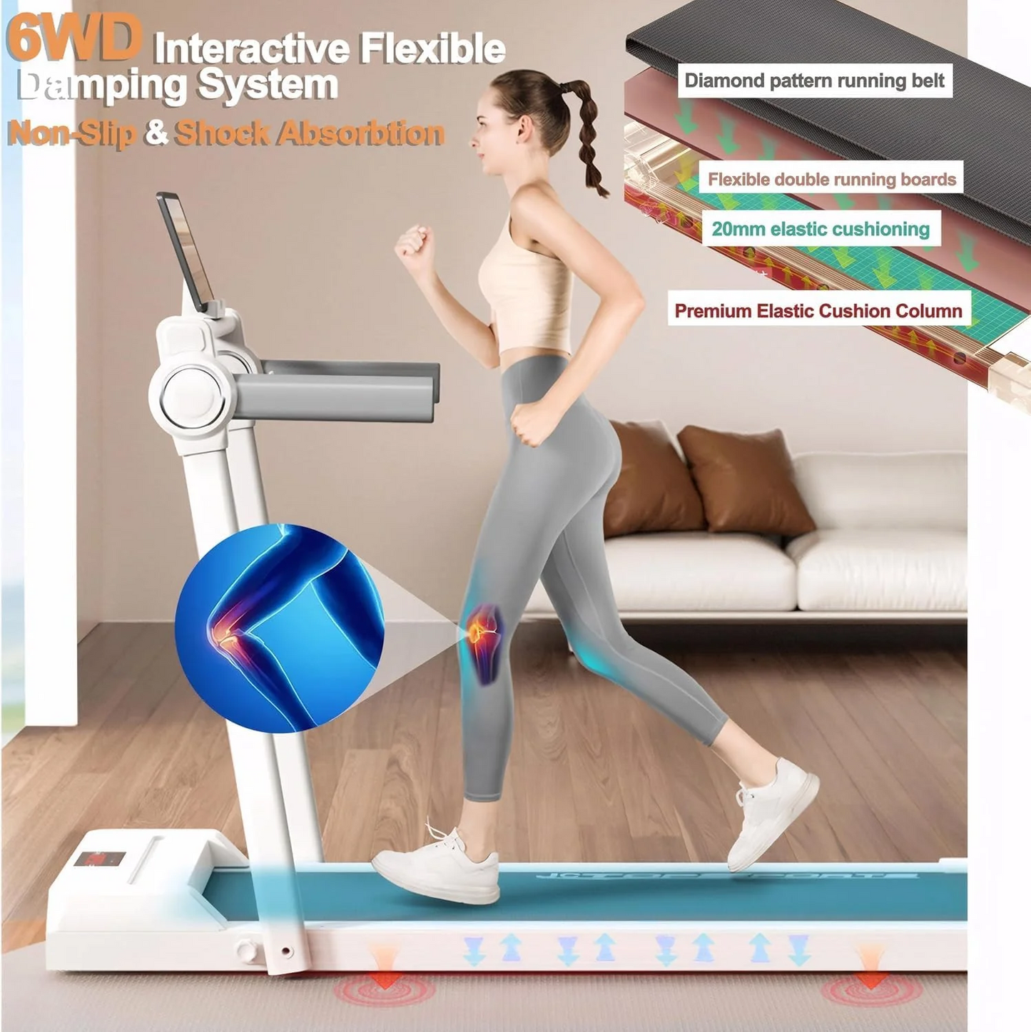 Treadmill Foldable Walking Pad