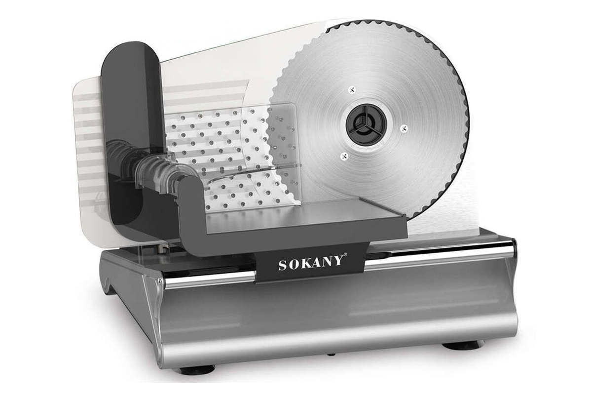 Electric Meat & Bread Slicer 500W – Adjustable Thickness