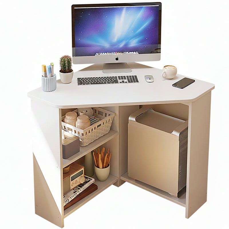 Study Desk Triangular Corner Computer Desk
