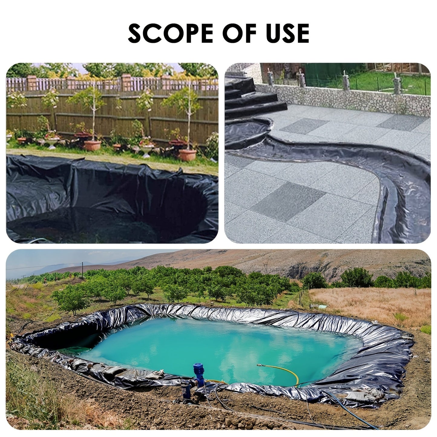 Pond Liner 5x6m 0.5mm