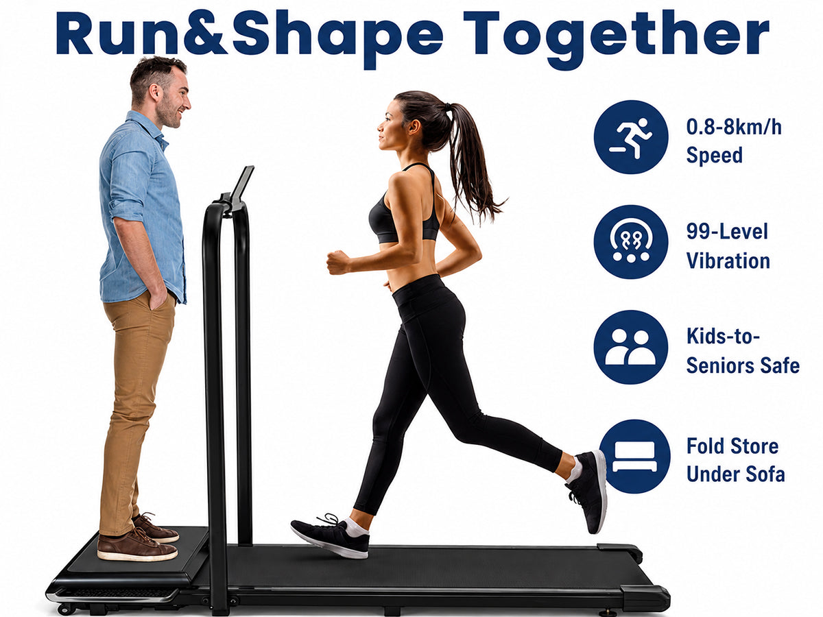 Treadmill with Vibration Plate