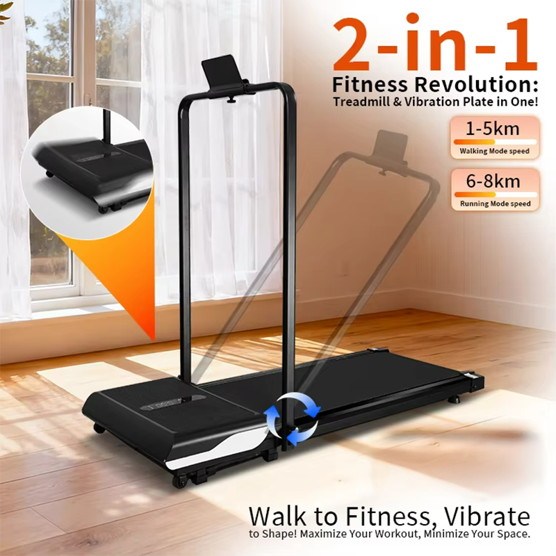 Treadmill with Vibration Plate
