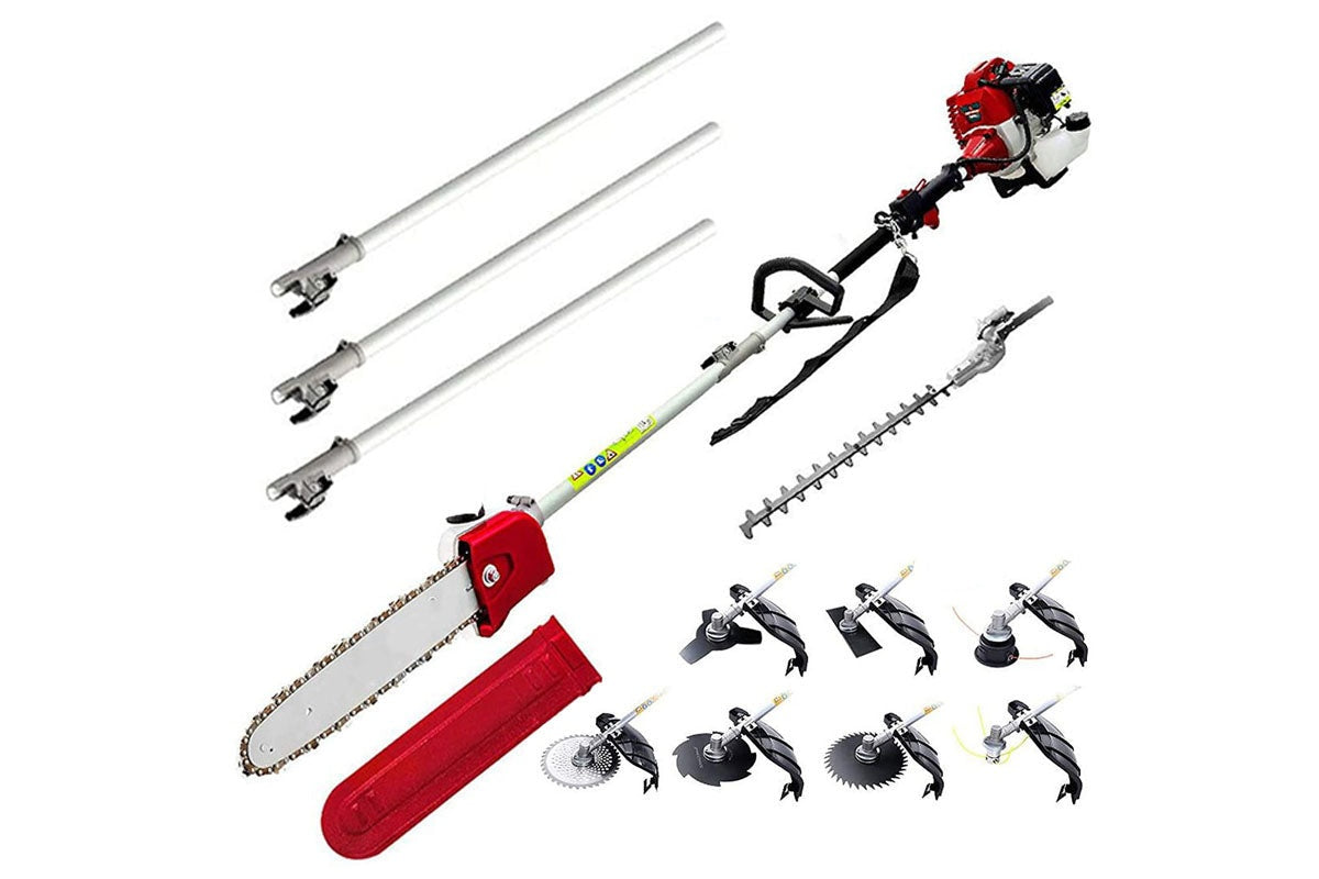 High-Powered Brush Weed Cutter Saw Hedge Trimmer 10 In 1