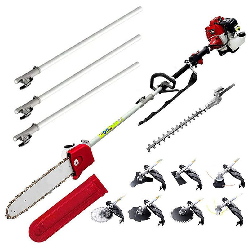 High-Powered Brush Weed Cutter Saw Hedge Trimmer 10 In 1