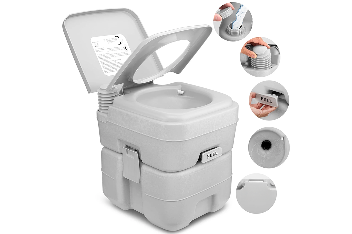 Portable Toilet for Camping 20L