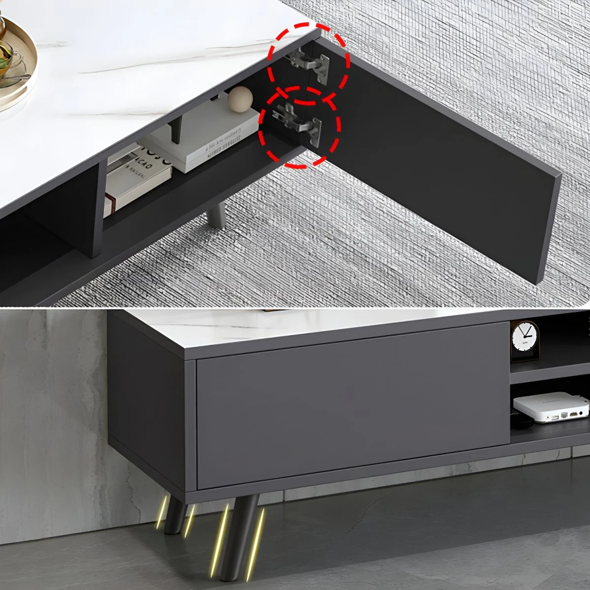 Living Room TV Cabinet Consoles Cabinet Entertainment Unit