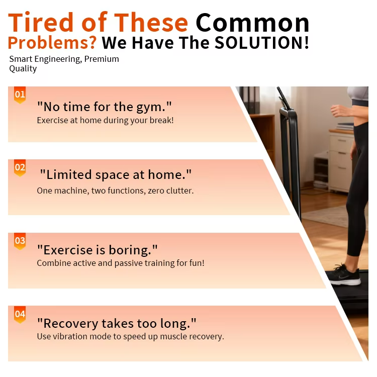 Treadmill with Vibration Plate