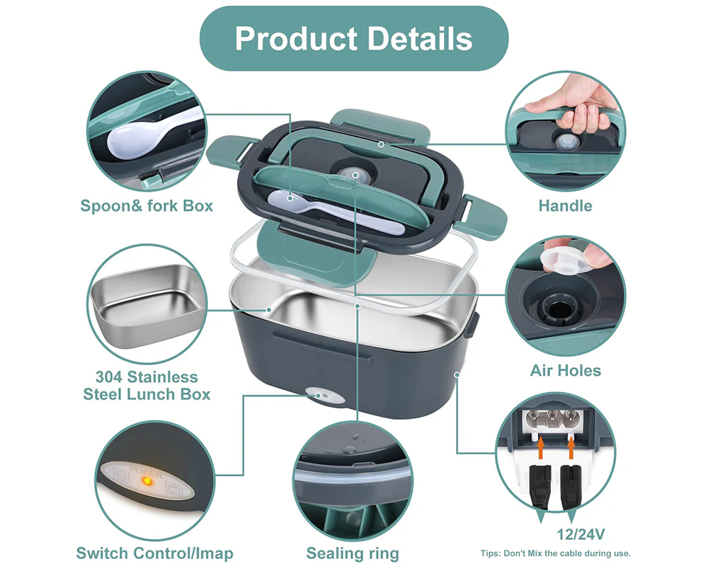 Electric Lunch Box Food Heater Food Warmer