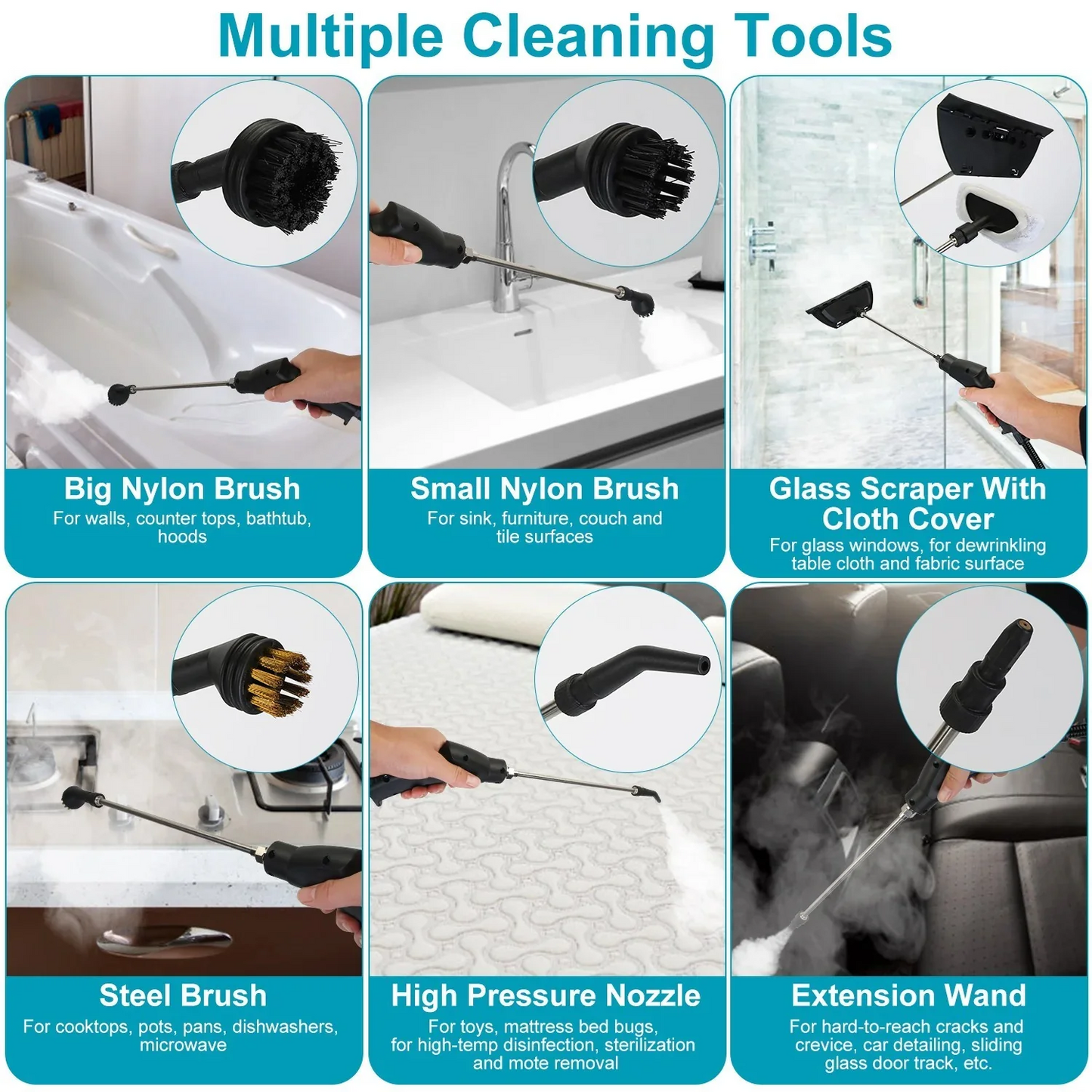 2500W High Pressure Steam Cleaner