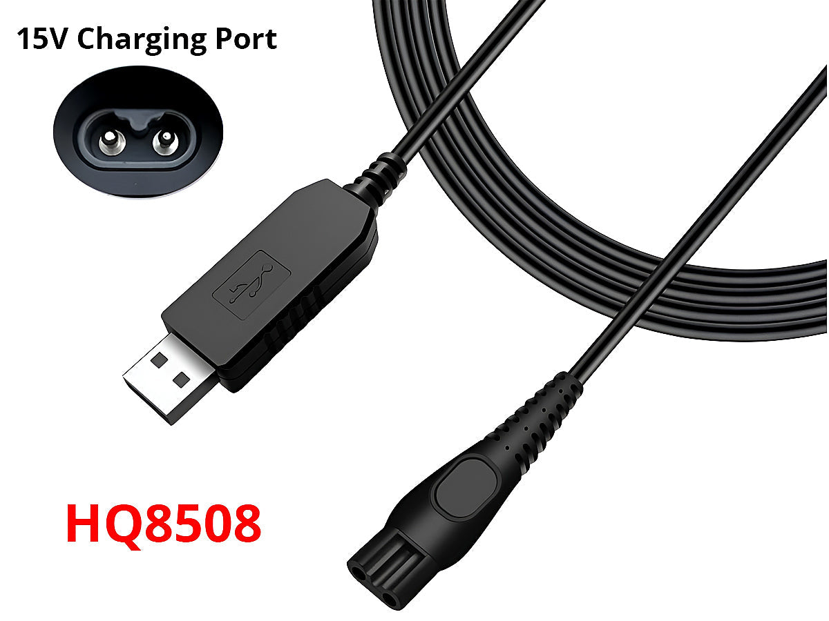 USB Charger Cable for Philips Shaver 15V