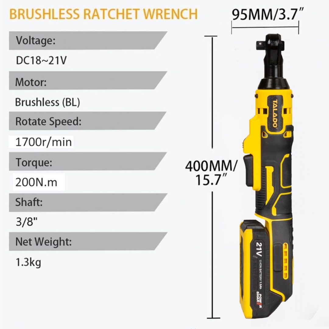 Electric Impact Wrench 3/8'' Angle Ratchet Wrench