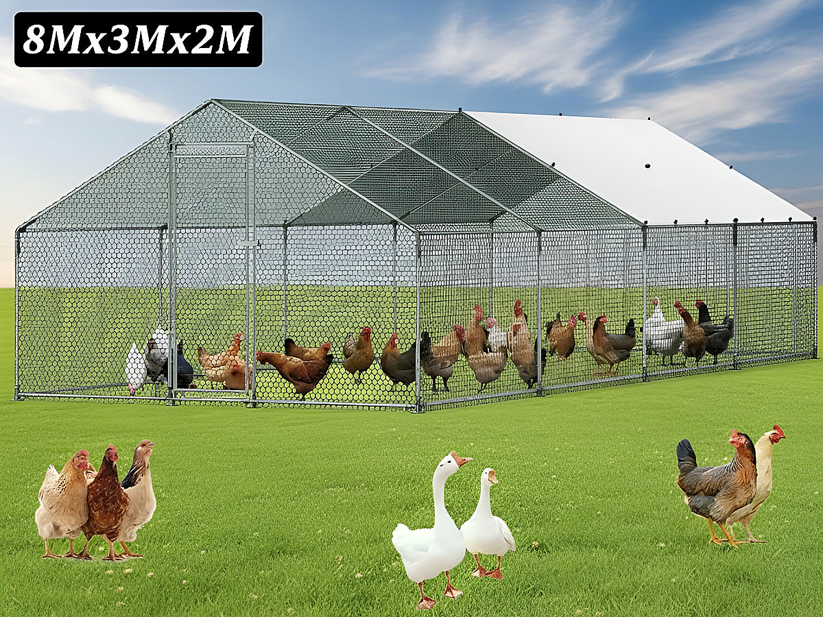 Chicken Coop 8Mx3Mx2M