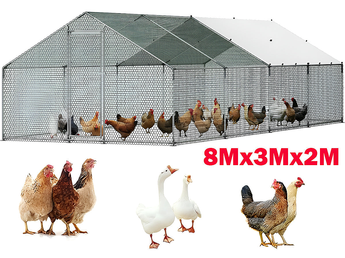 Chicken Coop 8Mx3Mx2M