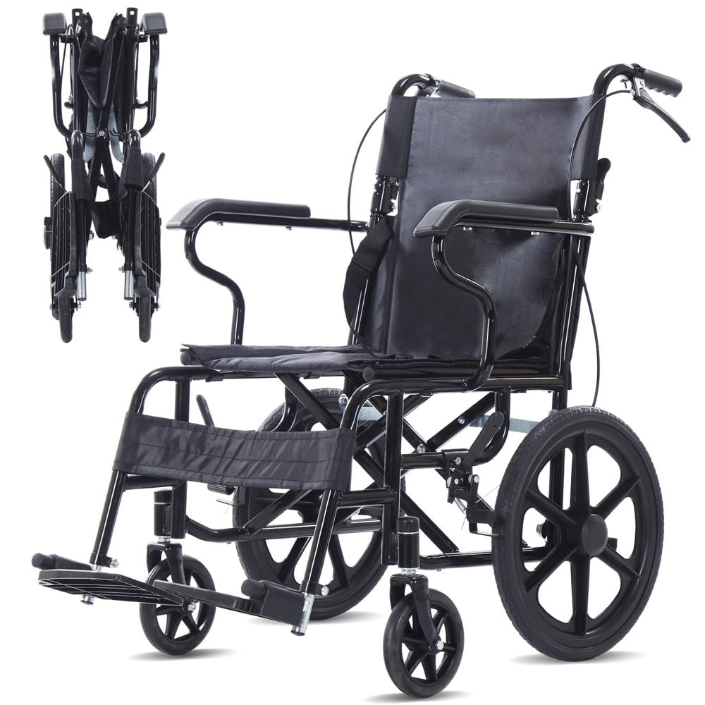 Portable Wheelchair Foldable Wheel Chair 16 Inch