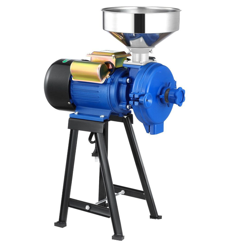 3000W Electric Grain Grinder Corn Wheat Flour Cereal Mill Wet & Dry