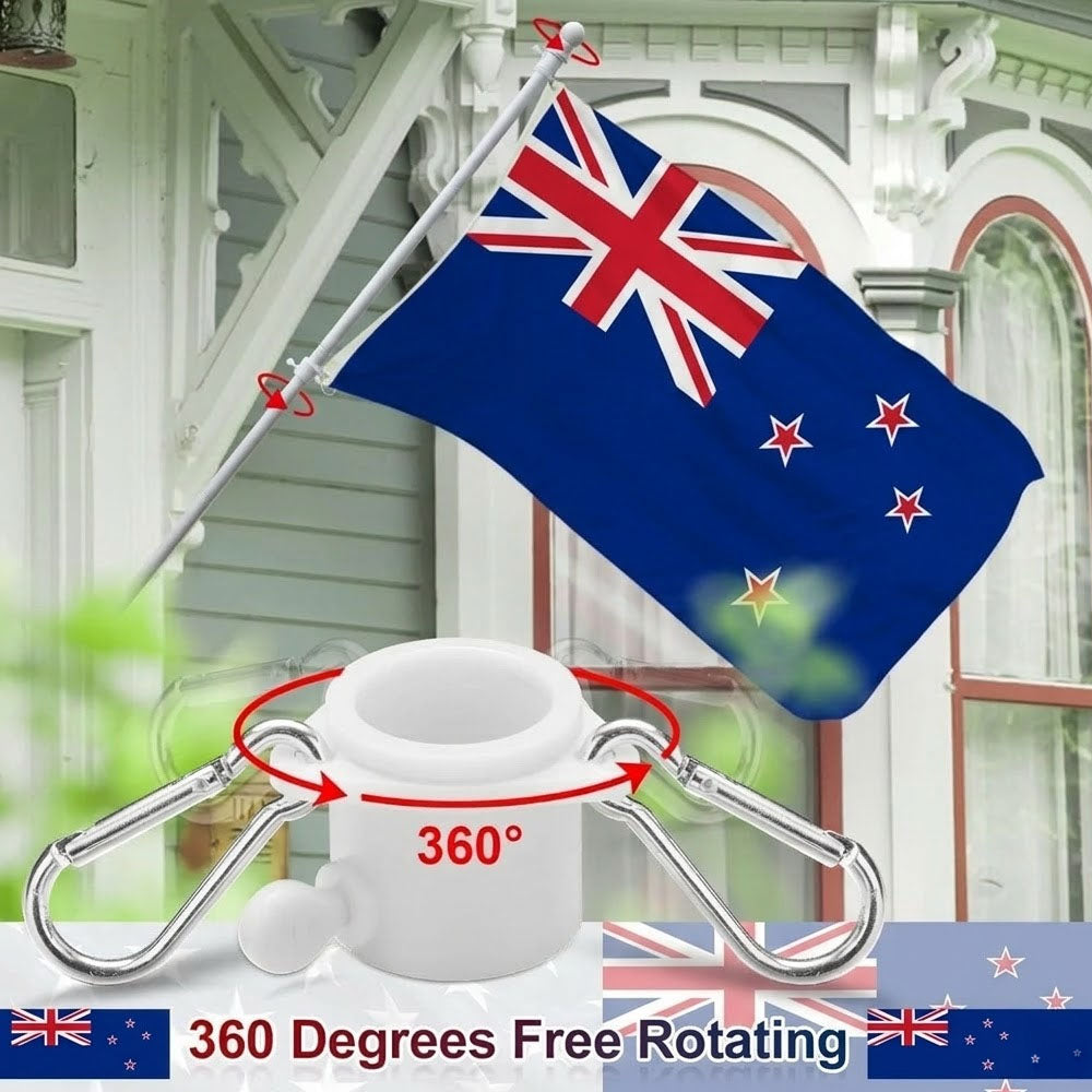 6ft Flag Pole Holder Kits Wall Mount Flagpole