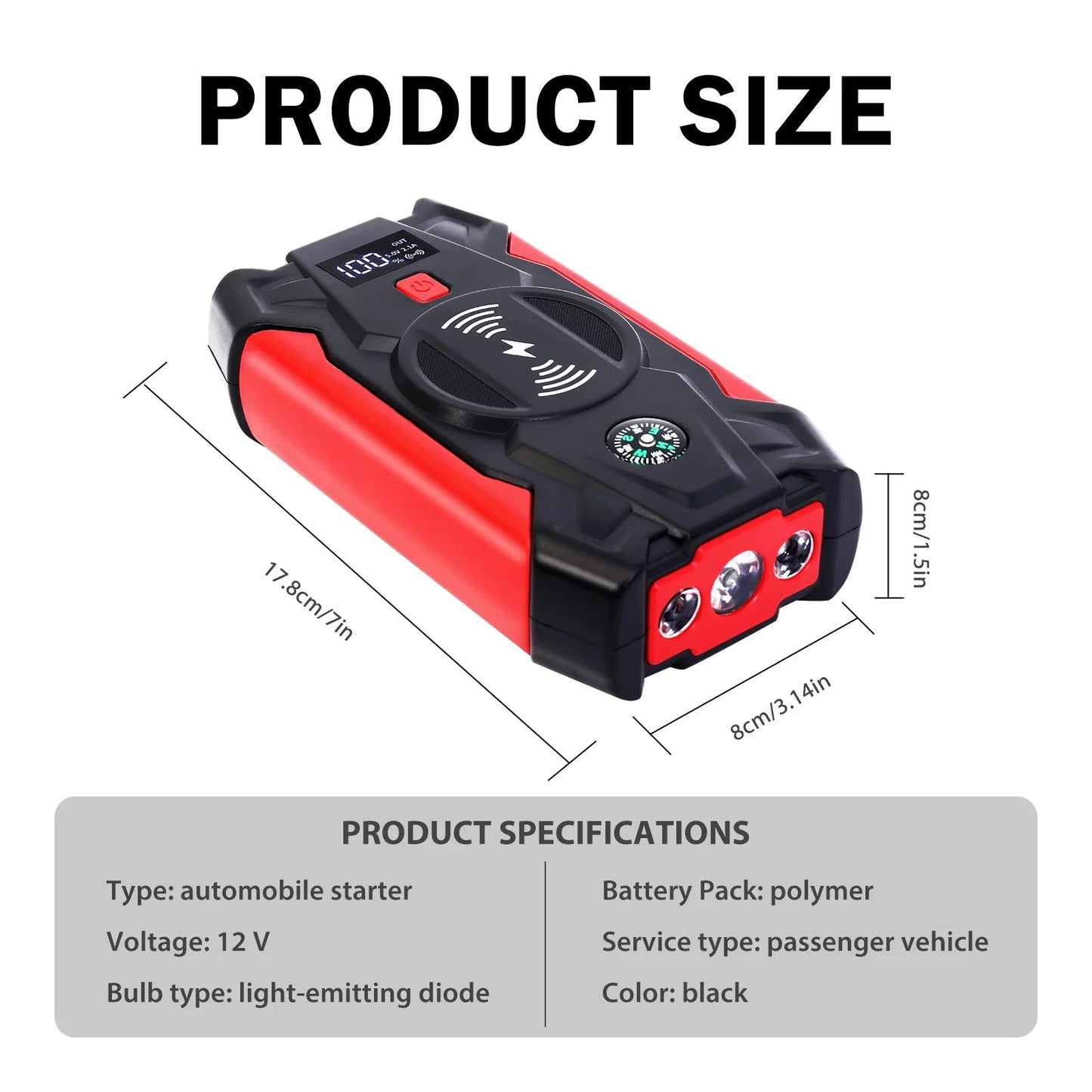 Battery Car Jump Starter