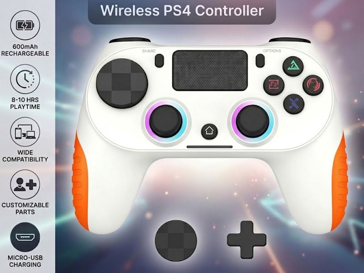 PS4 Controller Orange Aftermarket