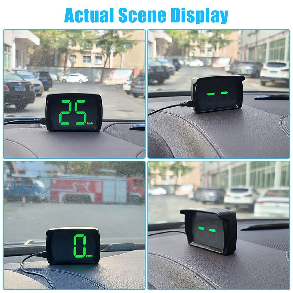 Digital Speedometer Universal GPS Car HUD Head Up Display KM/H Speed Display