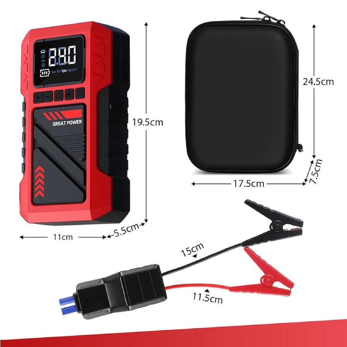 Car Jump Starter Pack 4IN1 12V