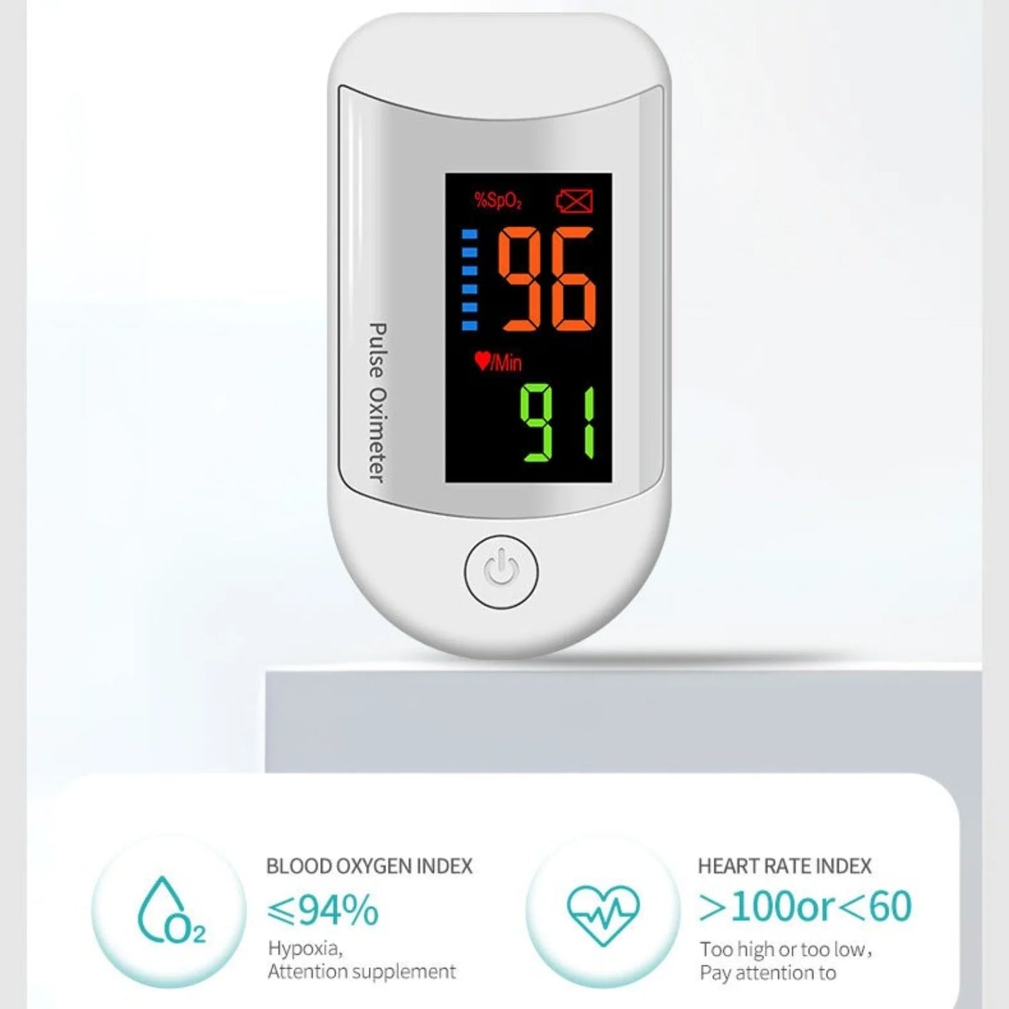 Finger Oximeter With Heart Rate Monitor