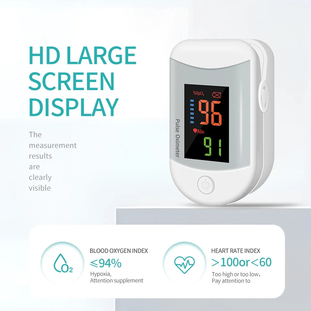 Finger Oximeter With Heart Rate Monitor