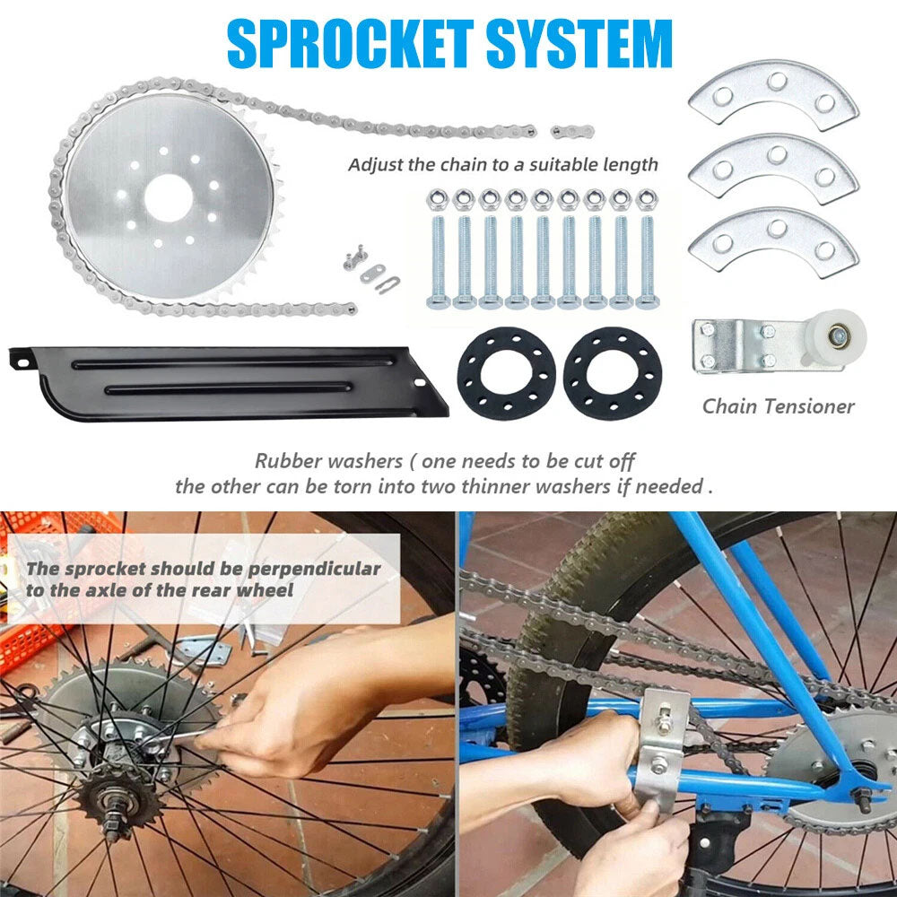 100cc Motorised Bicycle Motor Engine Kit