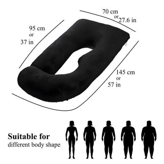 Pregnancy Pillow U-Shaped Full Length Body Support