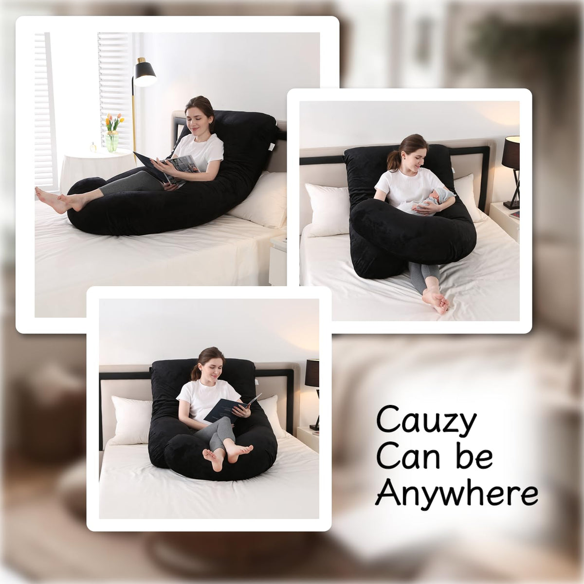 Pregnancy Pillow U-Shaped Full Length Body Support
