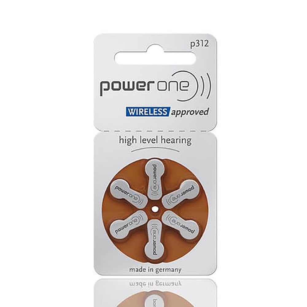 Power one P312 size 312 Hearing Aid Batteries 120 Pack