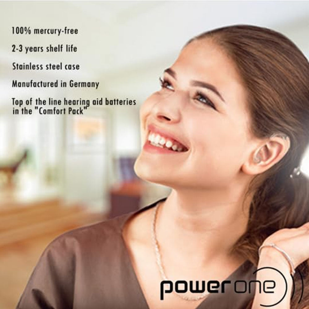 Power one P312 size 312 Hearing Aid Batteries 120 Pack
