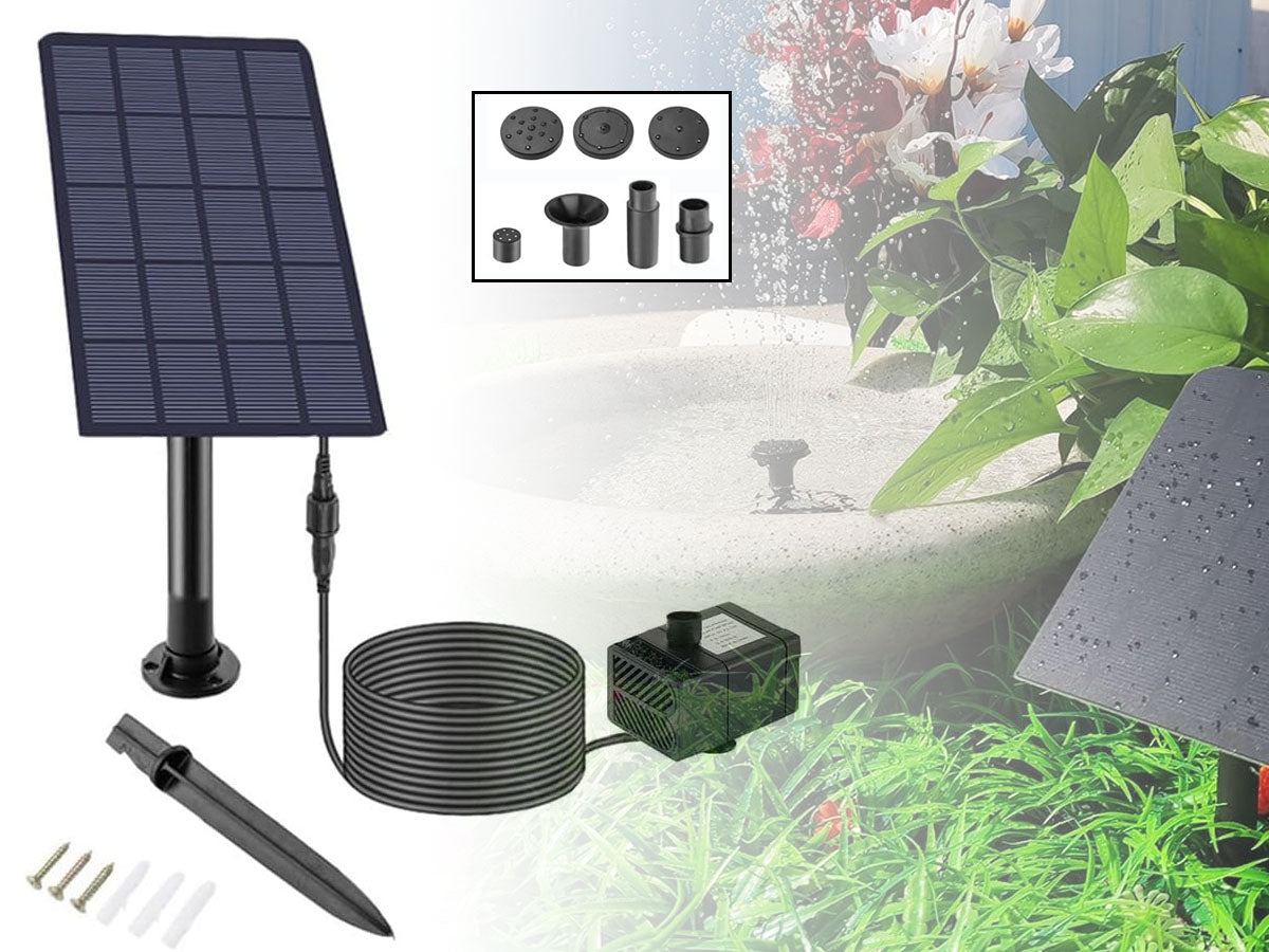 2.5W Solar Fountain Water Pump Kit